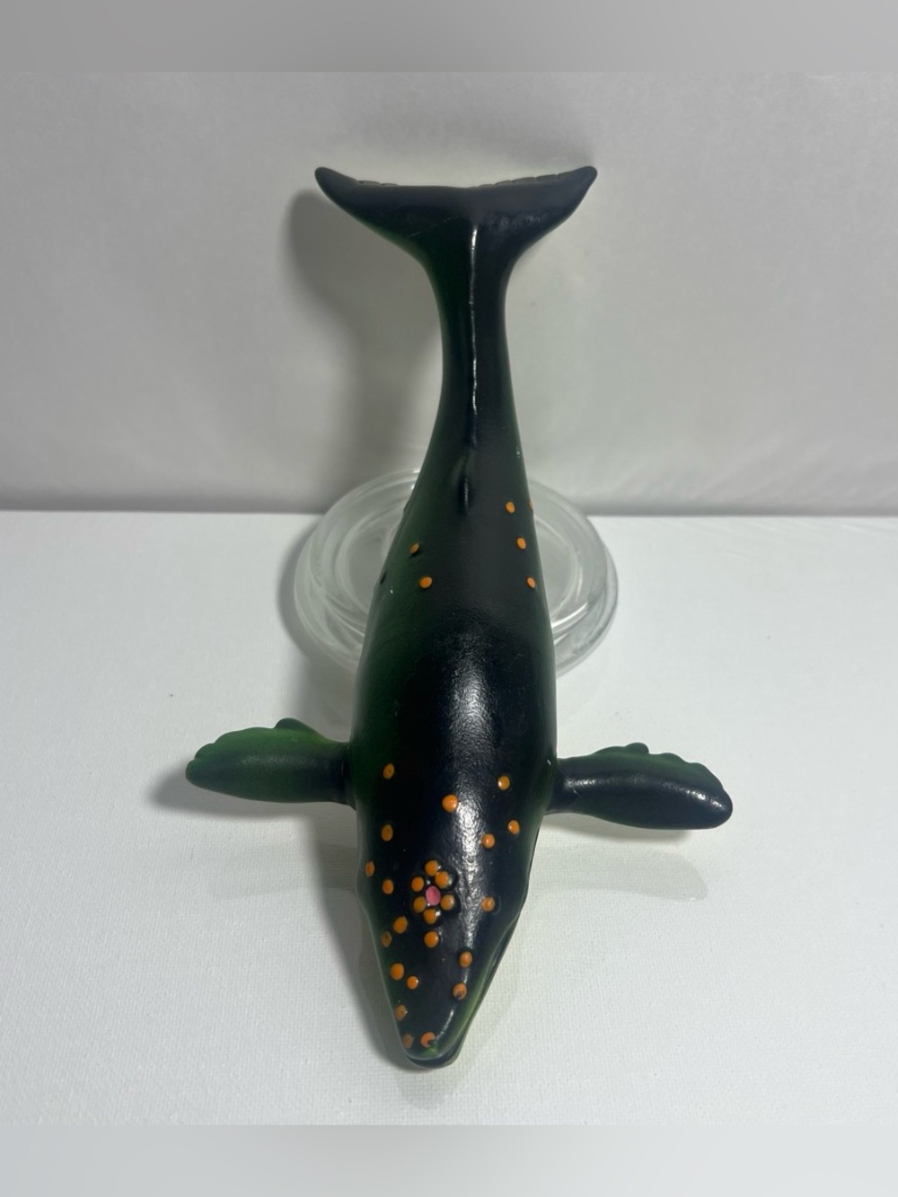 Vintage AAA Humpback Whale Circa 1990 solid hard rubber humpback whale toy. list
